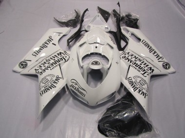 Carenagem Moto Ducati 1098 2007-2014 - Branco Jack Daniels
