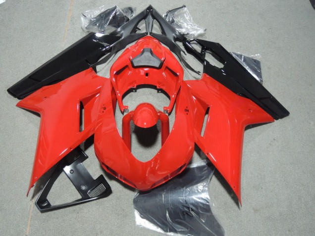 Carenagem Moto Ducati 1098 2007-2014 - Vermelho Preto