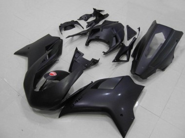Carenagem Moto Ducati 848 1098 1198 2007-2014 - Preto Fosco Corrida Verision