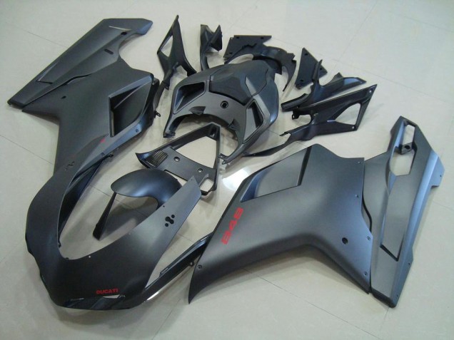 Carenagem Moto Ducati 848 1098 1198 2007-2014 - Preto Fosco