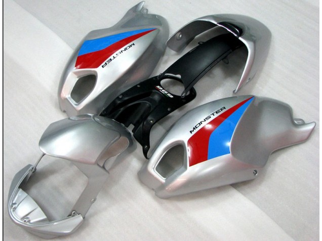 Carenagem Moto Ducati Monster 696 2008-2012 - Prata Monster Carenagem Moto Ducati Monster 696 2008-2012 - Prata Monster