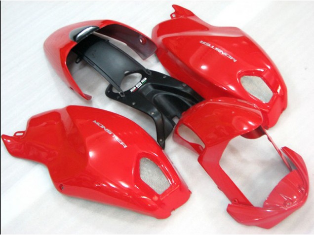 Carenagem Moto Ducati Monster 696 2008-2012 - Vermelho Monster Carenagem Moto Ducati Monster 696 2008-2012 - Vermelho Monster