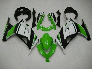 Carenagem Moto EX300 2013-2016 - Verde Preto Prata