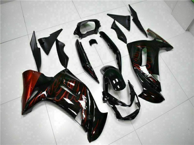 Carenagem Moto EX650 2006-2008 - Vermelho Chama