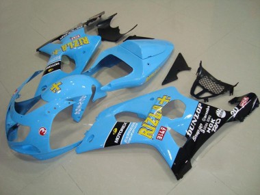 Carenagem Moto GSXR 1000 K1 2000-2002 - Azul Preto