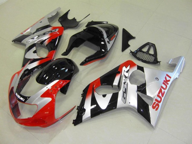 Carenagem Moto GSXR 1000 K1 2000-2002 - Vermelho Prata