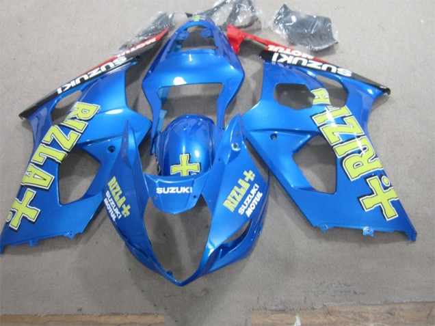 Carenagem Moto GSXR 1000 K3 2003-2004 - Azul Amarelo Rizla Carenagem Moto GSXR 1000 K3 2003-2004 - Azul Amarelo Rizla