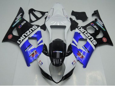 Carenagem Moto GSXR 1000 K3 2003-2004 - Azul Branco & Preto
