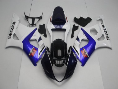 Carenagem Moto GSXR 1000 K3 2003-2004 - Azul Escuro Frente & Azul