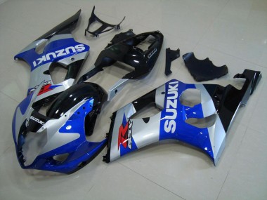 Carenagem Moto GSXR 1000 K3 2003-2004 - Azul Prata