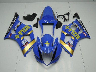 Carenagem Moto GSXR 1000 K3 2003-2004 - Azul Rizla