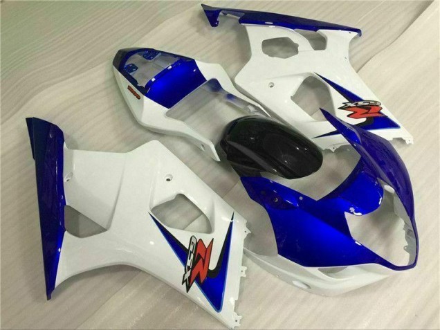 Carenagem Moto GSXR 1000 K3 2003-2004 - Branco Azul