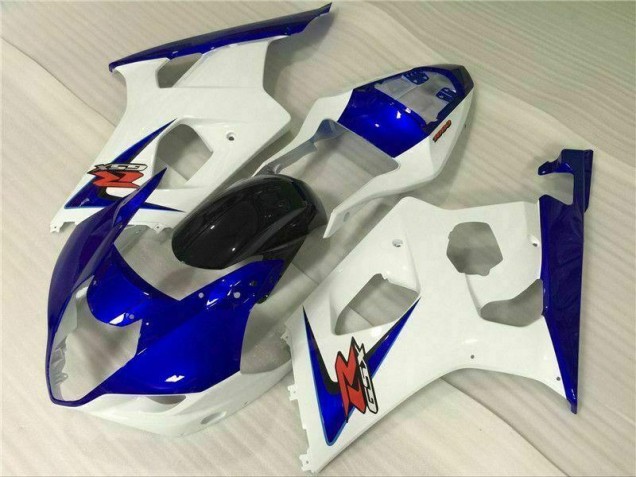 Carenagem Moto GSXR 1000 K3 2003-2004 - Branco Azul