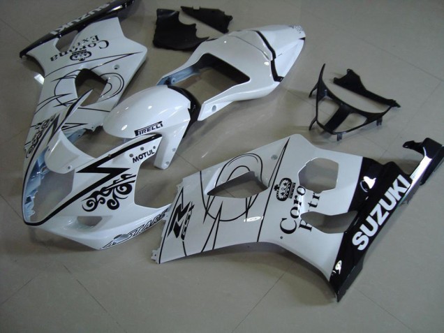 Carenagem Moto GSXR 1000 K3 2003-2004 - Branco Corona