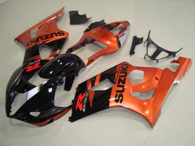 Carenagem Moto GSXR 1000 K3 2003-2004 - Laranja & Preto