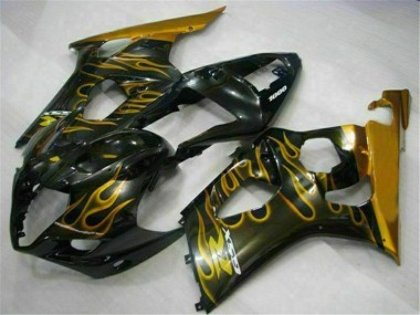 Carenagem Moto GSXR 1000 K3 2003-2004 - Ouro Preto