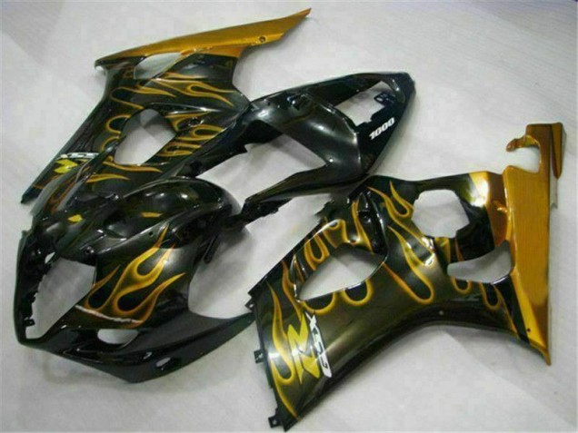 Carenagem Moto GSXR 1000 K3 2003-2004 - Ouro Preto
