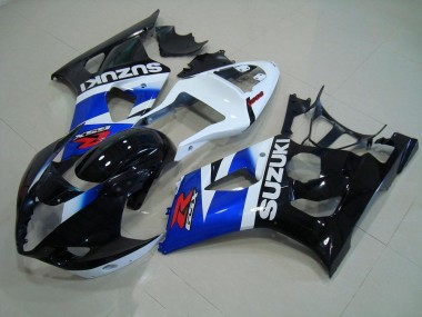 Carenagem Moto GSXR 1000 K3 2003-2004 - Preto Azul Branco