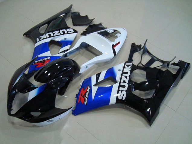 Carenagem Moto GSXR 1000 K3 2003-2004 - Preto Azul Branco Carenagem Moto GSXR 1000 K3 2003-2004 - Preto Azul Branco