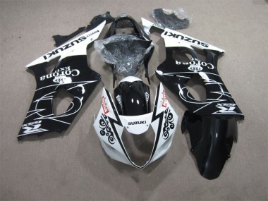 Carenagem Moto GSXR 1000 K3 2003-2004 - Preto Branco Corona Extra Motul