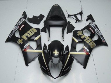 Carenagem Moto GSXR 1000 K3 2003-2004 - Preto Fosco Rizla