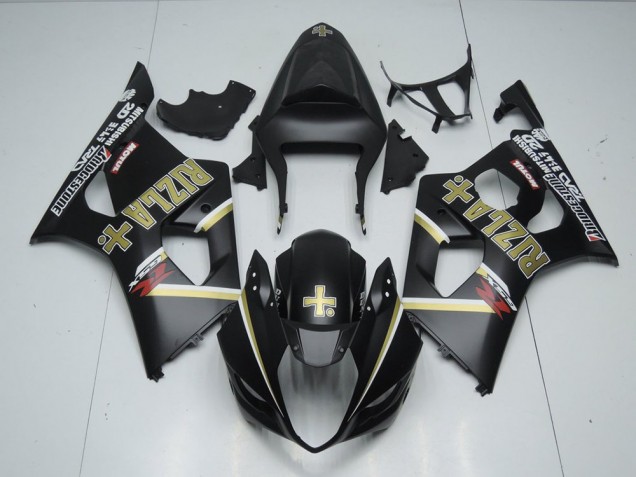 Carenagem Moto GSXR 1000 K3 2003-2004 - Preto Fosco Rizla