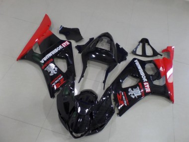 Carenagem Moto GSXR 1000 K3 2003-2004 - Preto & Vermelho