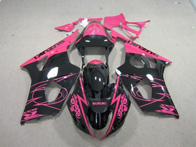 Carenagem Moto GSXR 1000 K3 2003-2004 - Rosa Preto