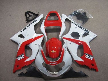 Carenagem Moto GSXR 1000 K3 2003-2004 - Vermelho Branco