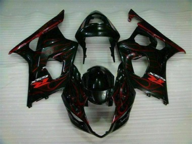 Carenagem Moto GSXR 1000 K3 2003-2004 - Vermelho Chama
