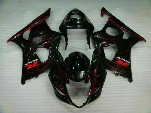 Carenagem Moto GSXR 1000 K3 2003-2004 - Vermelho Chama