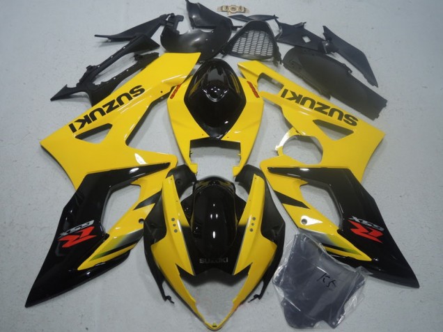 Carenagem Moto GSXR 1000 K5 2005-2006 - Amarelo Preto
