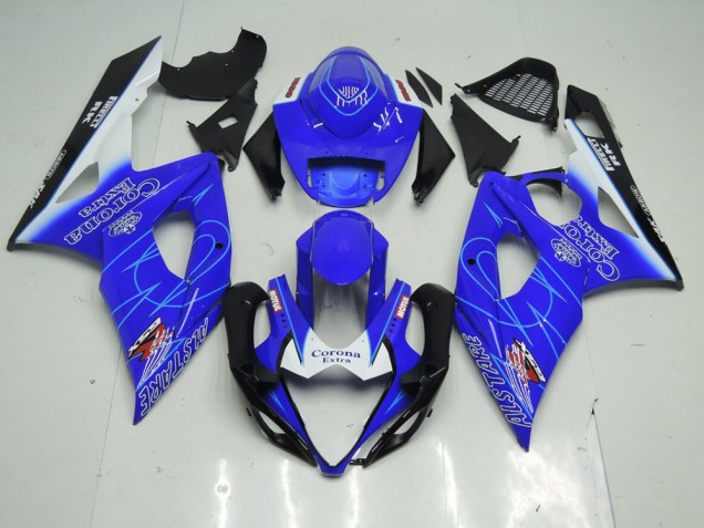 Carenagem Moto GSXR 1000 K5 2005-2006 - Azul Corona Carenagem Moto GSXR 1000 K5 2005-2006 - Azul Corona