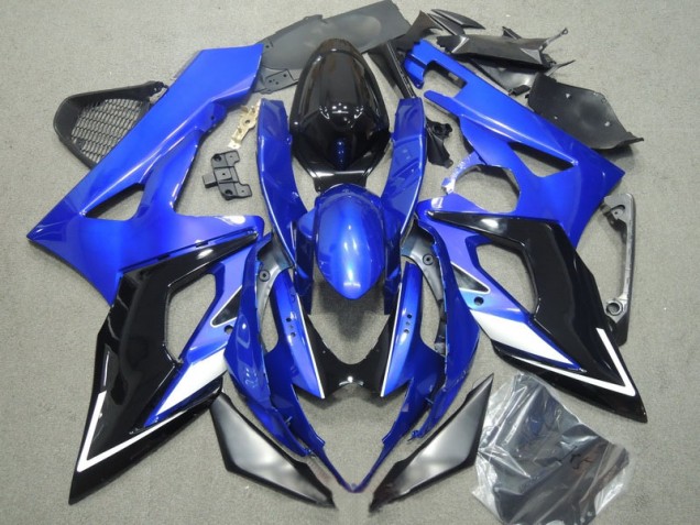 Carenagem Moto GSXR 1000 K5 2005-2006 - Azul Preto