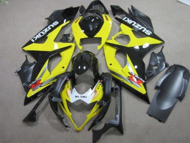 Carenagem Moto GSXR 1000 K5 2005-2006 - Preto Amarelo