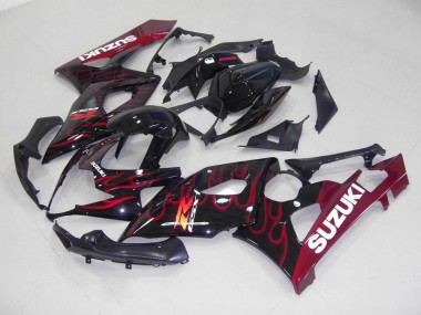 Carenagem Moto GSXR 1000 K5 2005-2006 - Vermelho Chama