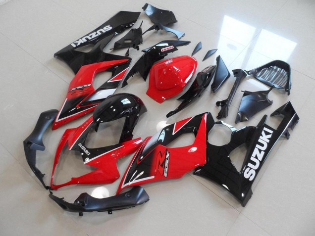 Carenagem Moto GSXR 1000 K5 2005-2006 - Vermelho Preto Estilo OEM Carenagem Moto GSXR 1000 K5 2005-2006 - Vermelho Preto Estilo OEM