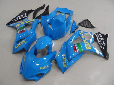 Carenagem Moto GSXR 1000 K7 2007-2008 - Azul Rizla Corrida