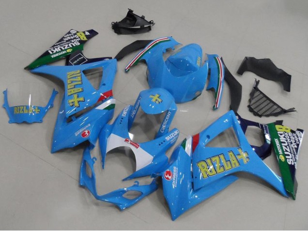 Carenagem Moto GSXR 1000 K7 2007-2008 - Azul Rizla