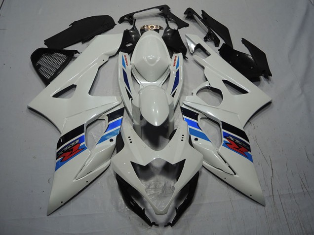 Carenagem Moto GSXR 1000 K7 2007-2008 - Branco Azul