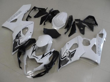 Carenagem Moto GSXR 1000 K7 2007-2008 - Branco & Preto