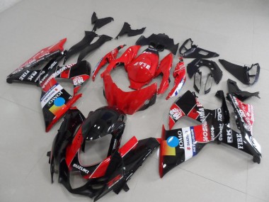Carenagem Moto GSXR 1000 K9 2009-2016 - Vermelho Jomo