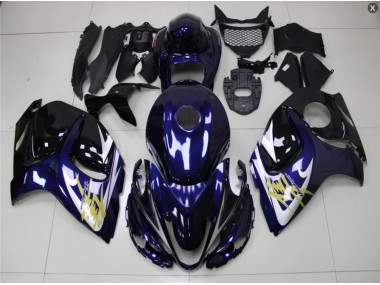 Carenagem Moto GSXR 1300 Hayabusa 2008-2019 - Azul Ouro