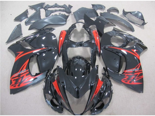 Carenagem Moto GSXR 1300 Hayabusa 2008-2019 - Preto Vermelho