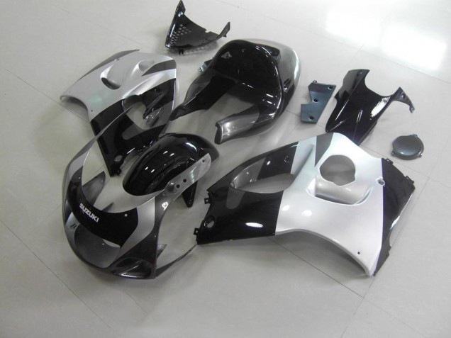 Carenagem Moto GSXR 600 1996-2000 - Prata Cinzento Sem Decalques Carenagem Moto GSXR 600 1996-2000 - Prata Cinzento Sem Decalques