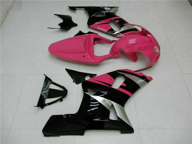Carenagem Moto GSXR 600 / 750 K1 K2 K3 2001-2003 - Rosa Preto