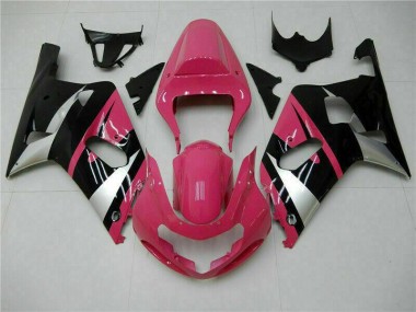 Carenagem Moto GSXR 600 / 750 K1 K2 K3 2001-2003 - Rosa Preto