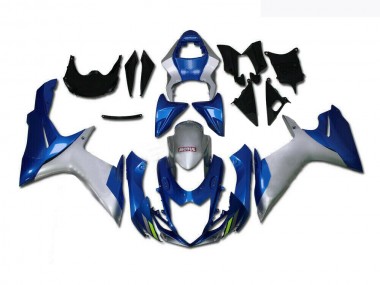 Carenagem Moto GSXR 600 / 750 K11 2011-2021 - Azul Prata