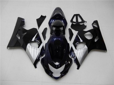 Carenagem Moto GSXR 600 / 750 K4 2004-2005 - Azul Prata