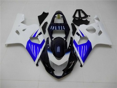 Carenagem Moto GSXR 600 / 750 K4 2004-2005 - Branco Azul